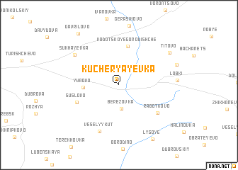 map of Kucheryayevka