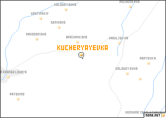 map of Kucheryayevka