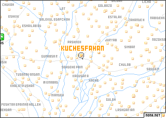 map of Kūcheşfahān