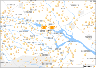 map of Kūchiān