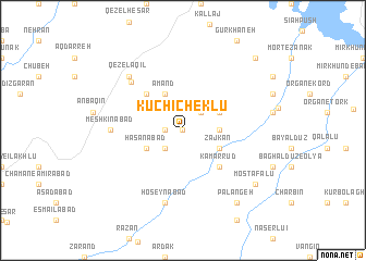 map of Kūchīcheklū