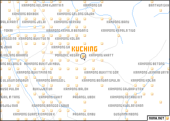 map of Kuching