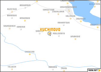 map of Kuchinovo