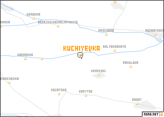 map of Kuchiyëvka