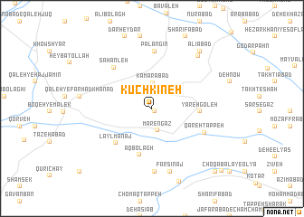 map of Kūchkīneh