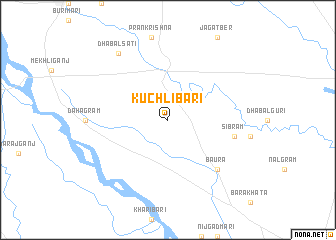 map of Kuchlibāri