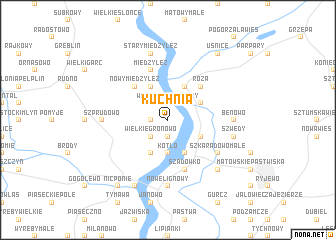 map of Kuchnia