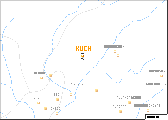 map of Kuch