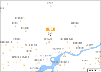 map of Kuch