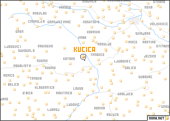 map of Kućica