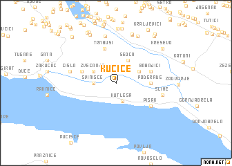 map of Kučiće