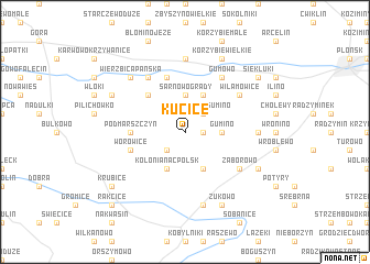 map of Kucice