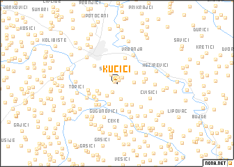 map of Kučići