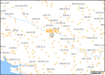 map of Kučići