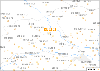 map of Kućići