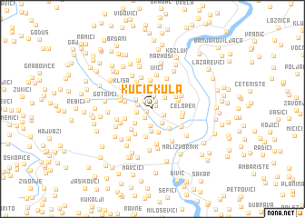 map of Kučić Kula