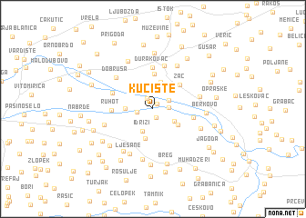 map of Kućište