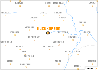 map of Küçükafşar