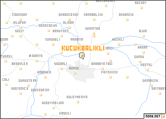 map of Küçükbalıklı