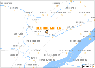 map of Küçükdoğanca