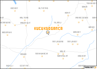 map of Küçükdoğanca