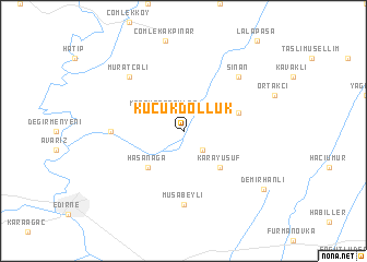 map of Küçükdöllük