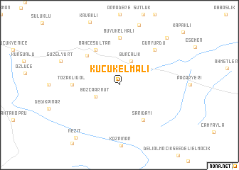 map of Küçükelmalı