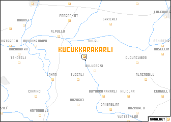 map of Küçükkarakarlı