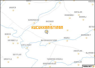 map of Küçükkarıştıran