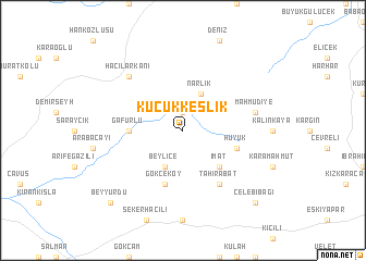 map of Küçükkeşlik