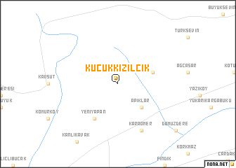 map of Küçükkızılcık