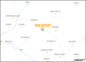 map of Küçükköy