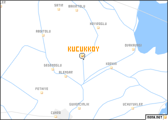 map of Küçükköy