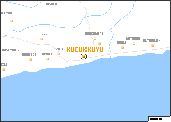 map of Küçükkuyu