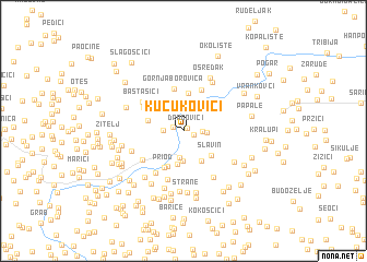 map of Kučukovići