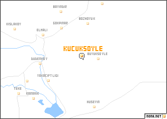 map of Küçüksöyle