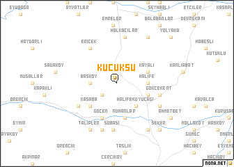 map of Küçüksu