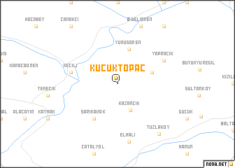 map of Küçüktopaç