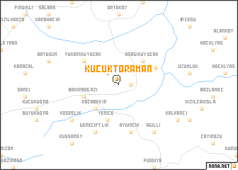 map of Küçüktoraman