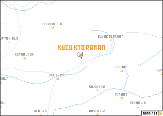 map of Küçüktoraman