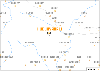 map of Küçükyakalı