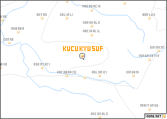 map of Küçükyusuf