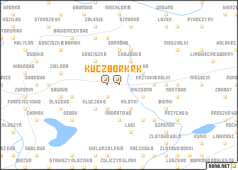 map of Kuczbork