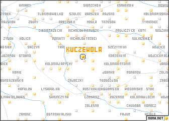 map of Kuczewola