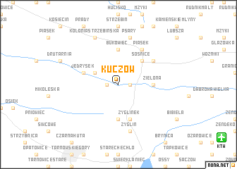 map of Kuczów