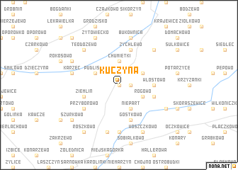 map of Kuczyna