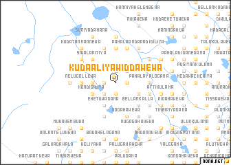 map of Kuda Aliyawiddawewa