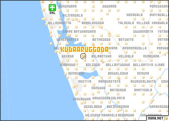 map of Kuda Aruggoda