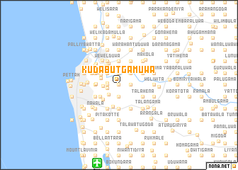 map of Kuda Butgamuwa