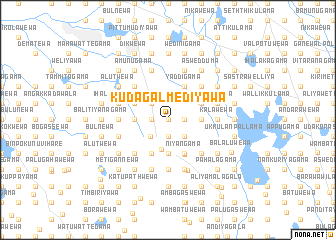 map of Kuda Galmediyawa